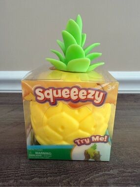 Sunny Days Squeeezy Pineapple Squish Toy